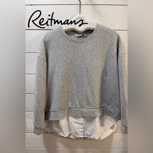 REITMANS Grey Layered Sweatshirt XXL
